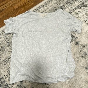 Loft gray nice short sleeve shirt